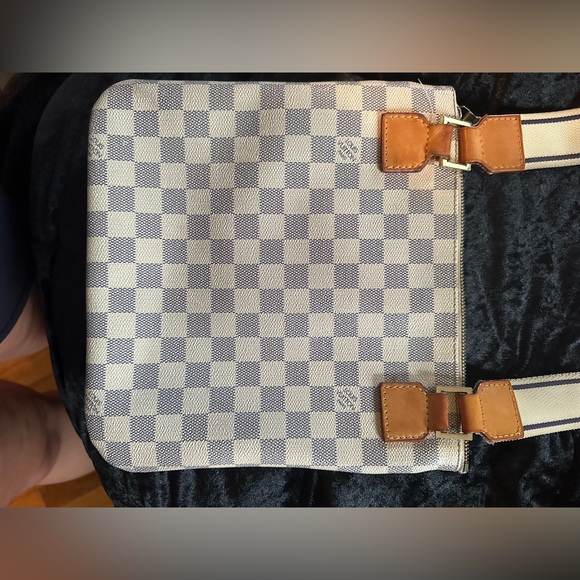 Louis Vuitton Damier Azur Bosphore crossbody bag purse - Picture 3 of 8